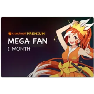 Crunchyroll Premium Mega Fan 1 Month (Global)