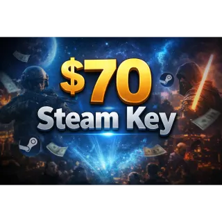  $70 Random Steam Key 