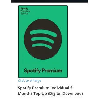Spotify Premium Manual Top-Up (Individual 12 Months) - Spotify - GLOBAL
