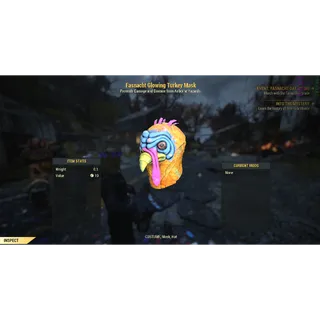 Glowing Turkey Mask