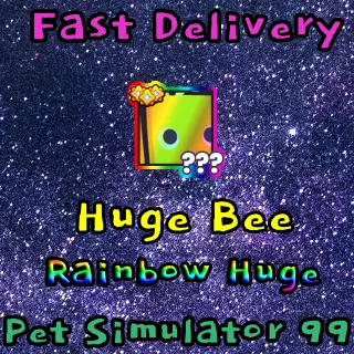 Rainbow Huge Bee