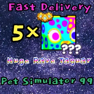 (Bundle) 5x Huge rave jaguar ps99