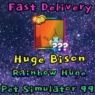 Rainbow Huge Bison PS99