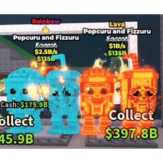 POPCURU AND FIZZURU RAINBOW 2.5B - STEAL A BRAINROT 