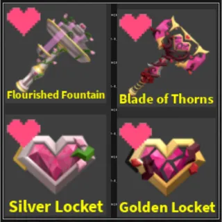 Flourished Fountain - Blade of Thorns - flee the facility (roblox)