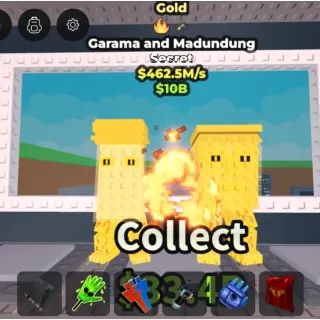 Garama and Madundung gold 462.5M/s