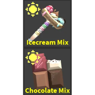 Flee the Facility - Icecream + choco dip (FTF)