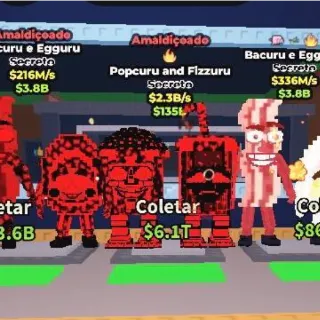CURSED POPCURU AND FIZZURU 2.3B/s +2 bacuru  - STEAL A BRAINROT 
