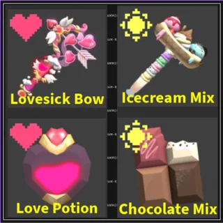 Lovesick Bow - Icecream Mix - flee the facility (roblox)