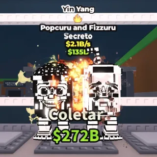 2.1B/s YIN YANG POPCURU AND FIZZURU - Steal a brainrot