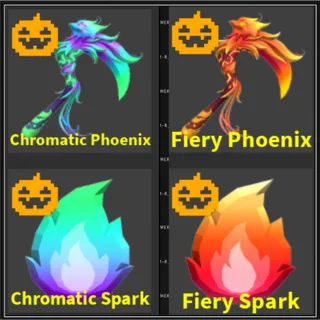 Chromatic Phoenix - Fiery Phoenix - flee the facility (roblox)