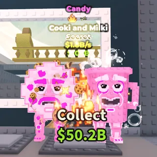 CANDY cooki and milk 1.8B/s  (VERY RARE) - STEAL A BRAINROT