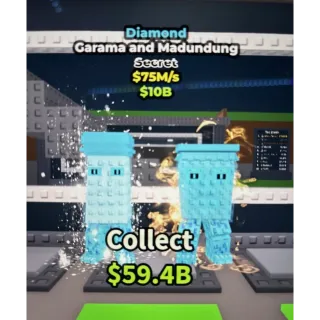 GARAMA AND MADUNDUNG DIAMOND 75M/s - STEAL A BRAINROT 