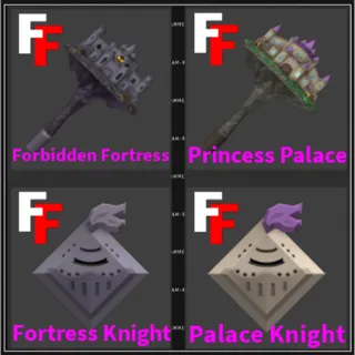 PRINCESS PALACE SET - FORBIDDEN FORTRESS SET - Flee the Facility (Roblox)
