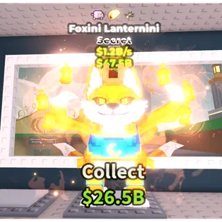 FOXINI LANTERNINI 1.2B/s (3 TRAIT) - STEAL A BRAINROT