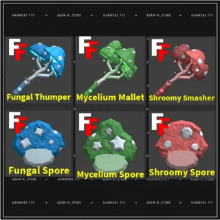 Fungal Thumper - Mycelium Mallet - Shroomy Smasher - flee the facility (roblox)