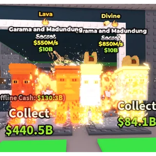 ⚡🧠2X GARAMA AND MADUNDUNG (DIVINE, LAVA) 💰⚡🧠 STEAL A BRAINROT