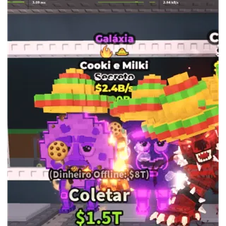 GALAXY cooki and milk 2.4B/s  (VERY RARE) - STEAL A BRAINROTS 