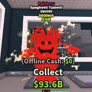 RAINBOW SPAGUETTI TUALETTI 600M/s - STEAL A BRAINROT