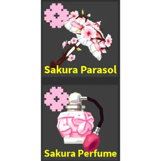 SAKURA PARASOL SET - FLEE THE FACILITY