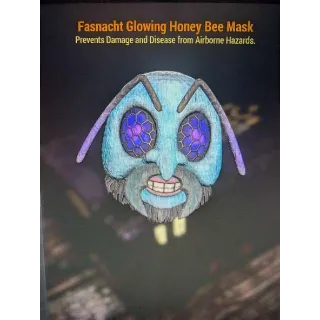 Glowing Honey Bee Mask