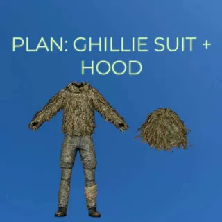 Ghillie Suit And Hood Plan