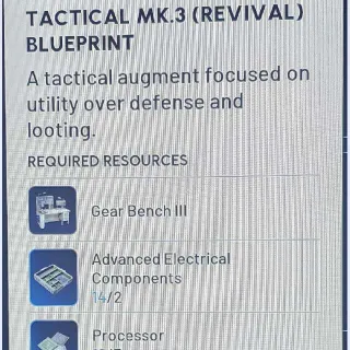 Tactical Mk.3 Revival Blueprint