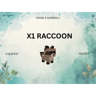 GROW A GARDEN 2 1X RACCOON