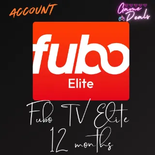 Fubo TV Elite for 12 Months - Stream 150+ Channels with Fubo TV Elite