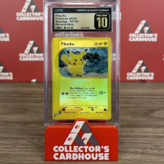 Pikachu 84/144 CGC Pristine 10 | Skyridge | Reverse Holo Pokemon card | G20