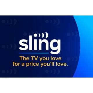 Sling TV 1 Year Subscription - Global