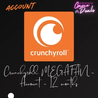 Crunchyroll MEGAFAN Subscription - 12 months