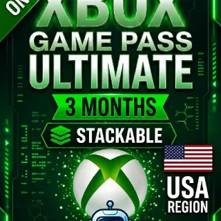 Xbox Game Pass Ultimate 3 Months USA | Stackable | Auto Delivery