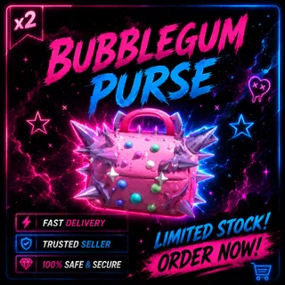 BUBBLE GUM PURSE SKIN