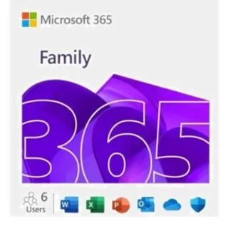 Microsoft 365 Family 12 Months digital Key- 6TB Onedrive