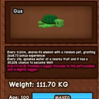 NIGHTMARE 🌙 Colossal Sea Turtle 20sCD (No Toy) AGE 100