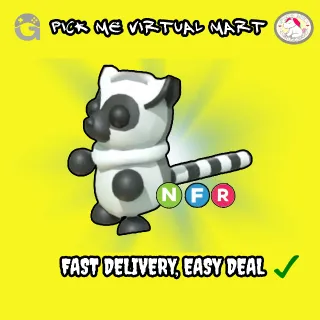 NEON NFR RING-TAILED LEMUR