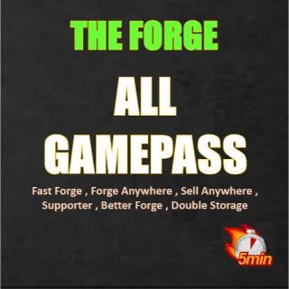 The forge All gamepass