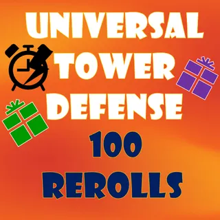 Universal Tower Defense 100 Trait Rerolls