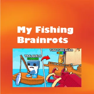 My Fishing Brainrots - Rainbow Santteo x1