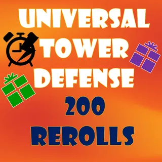 Universal Tower Defense 200 Trait Rerolls