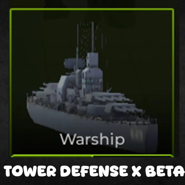 Tower Defense X BETA Warship Game Item Gameflip