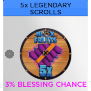 Blox Fruits 5X Legendary Scrolls - Game Items - Gameflip