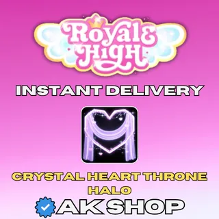 Crystal Heart Throne Halo | Royale High
