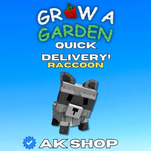 Raccoon Age 50 Grow a Garden Grow a Garden Game Item Gameflip