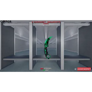 Karambit Malachite SI- Sniper Duels