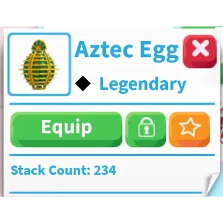 x235 Aztec Eggs & x12 Retired Eggs Account