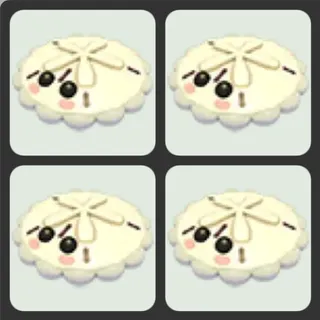 x4 White Sand Dollar