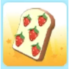 Strawberry Toast Flying Disc