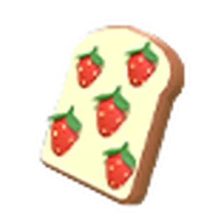 Strawberry Toast Flying Disc